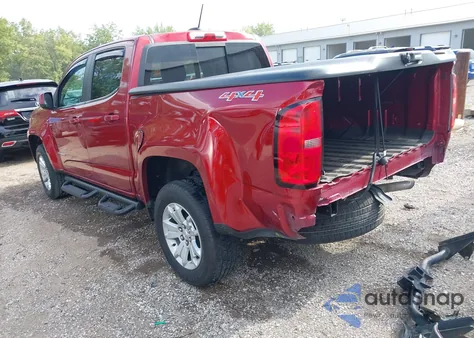 2018 Chevrolet Colorado Lt из США, поврежденный, VIN 1GCGTCENXJ1300104